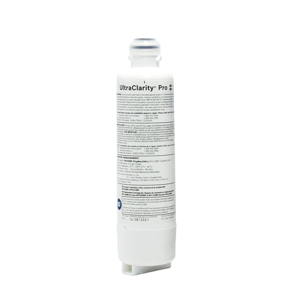 3 pack Bosch Ultra Clarity Pro Water Filter (BORPLFTR50)