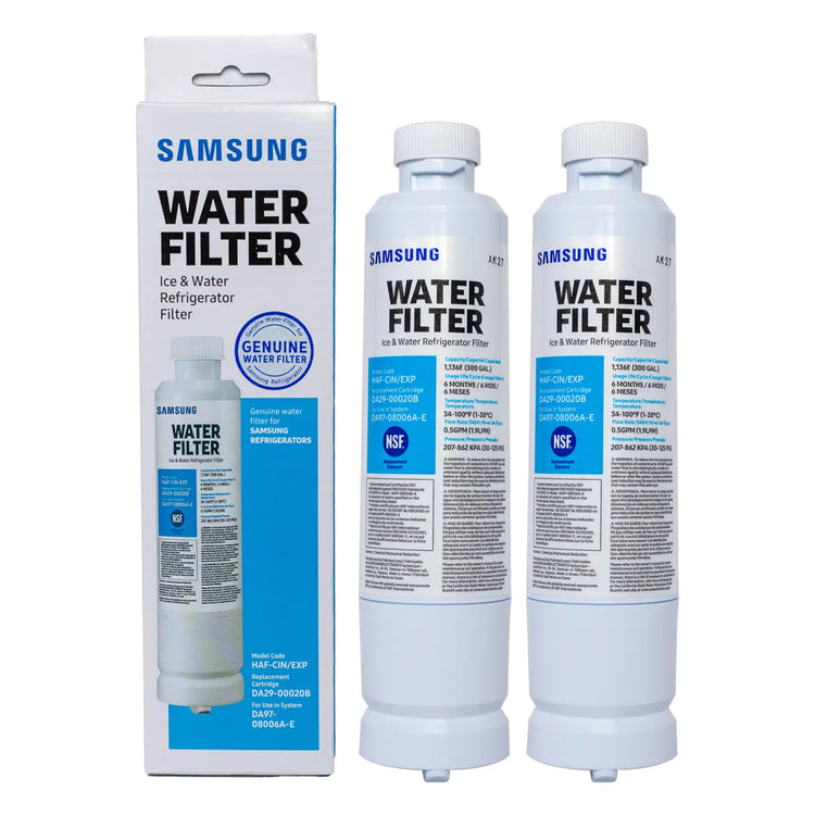Replacement Refrigerator Water Filter for Samsung DA29-00020B, HAF-CIN/EXP, 2 pack