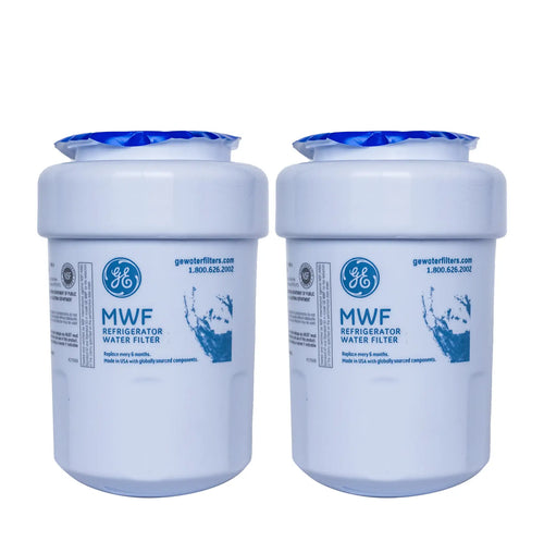 Replacement Refrigerator Water Filter for GE MWF, 2 Pack