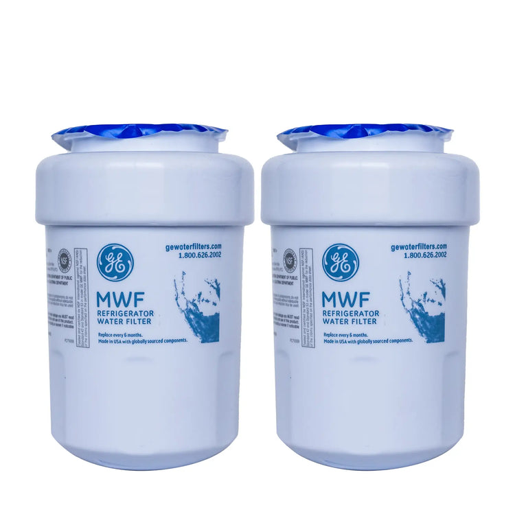 Replacement Refrigerator Water Filter for GE MWF, 2 Pack
