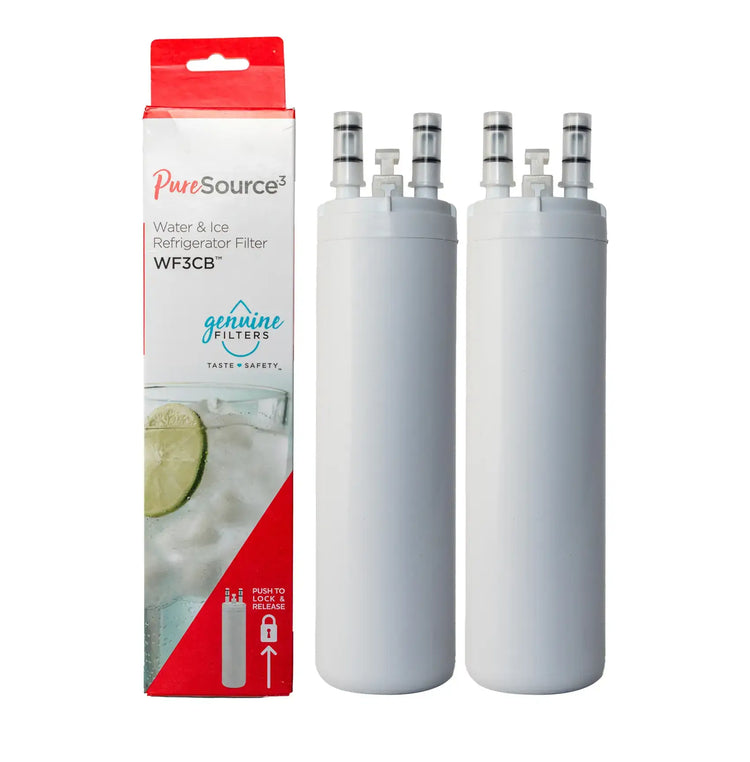 2 Pack Replacement Refrigerator Water Filter for Frigidaire WF3CB PureSource 3