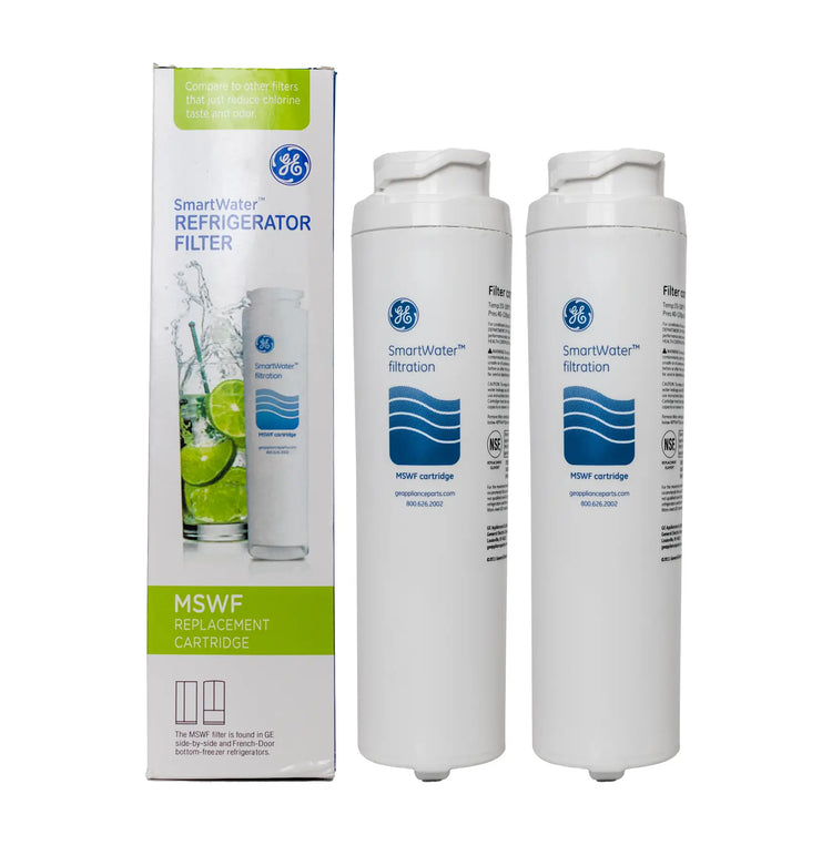 Replacement Refrigerator Water Filter for GE MSWF, 2 Pack