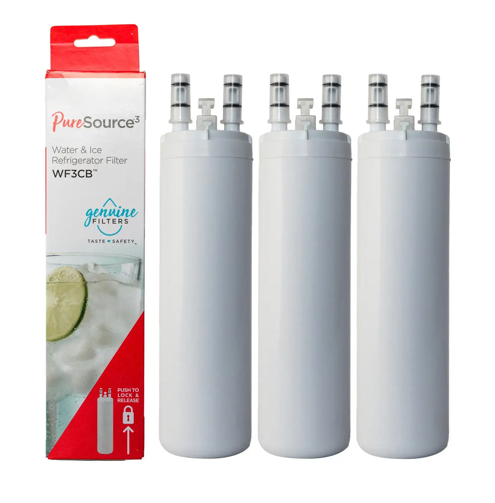 3 Pack Replacement Refrigerator Water Filter for Frigidaire WF3CB PureSource 3