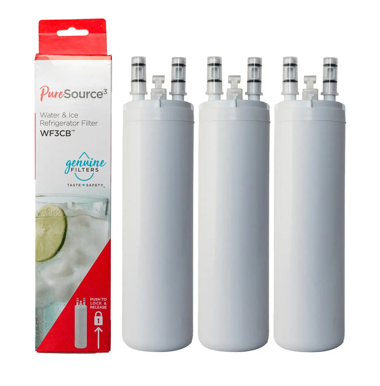 3 Pack Replacement Refrigerator Water Filter for Frigidaire WF3CB PureSource 3