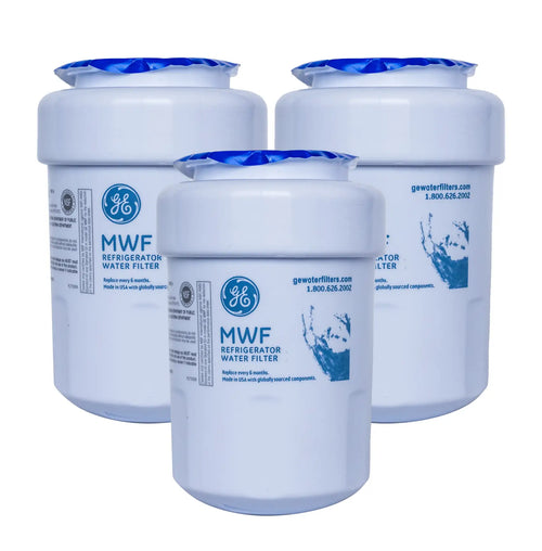Replacement Refrigerator Water Filter for GE MWF, 3 Pack