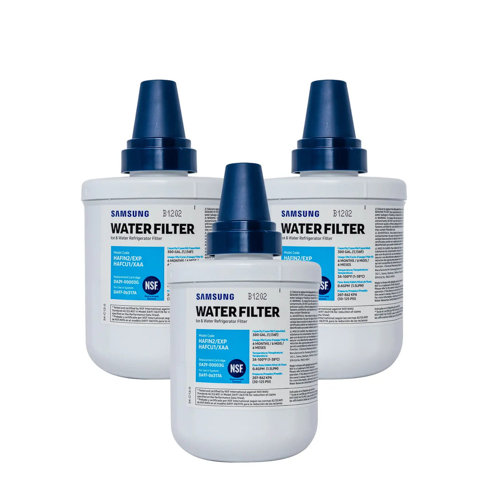 3 pack Replacement Refrigerator Water Filter for Samsung DA29-00003G (HAFCU1/XAA)