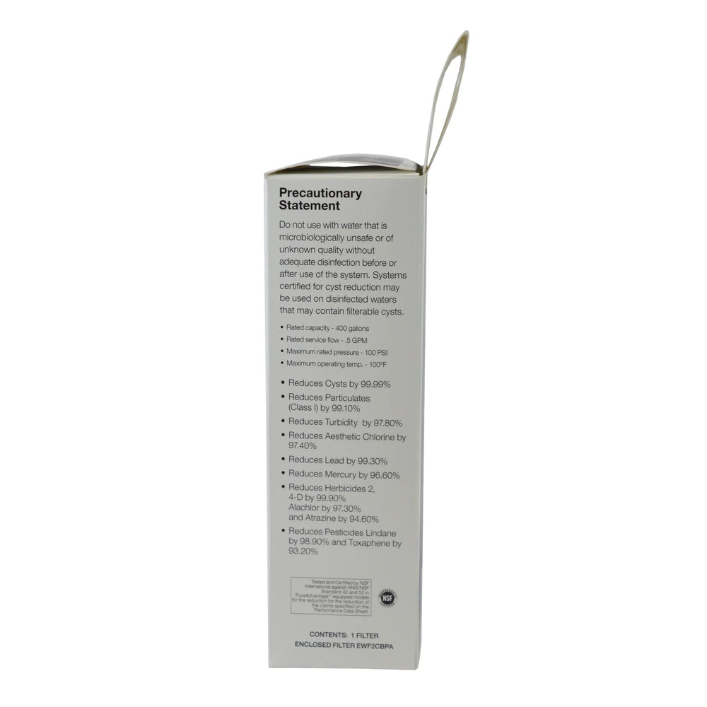 Replacement Refrigerator Water Filter for Electrolux EWF2CBPA Pure Advantage