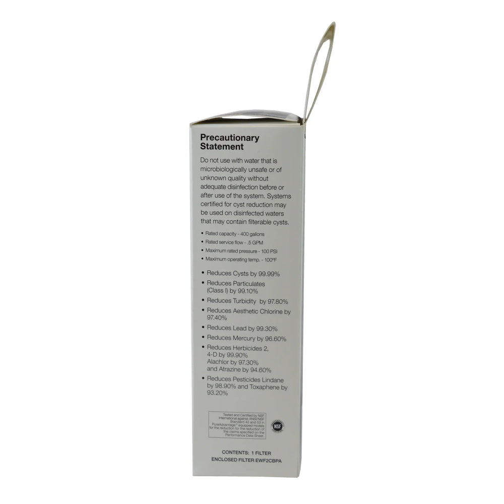 3 pack Replacement Refrigerator Water Filter for Electrolux EWF2CBPA Pure Advantage