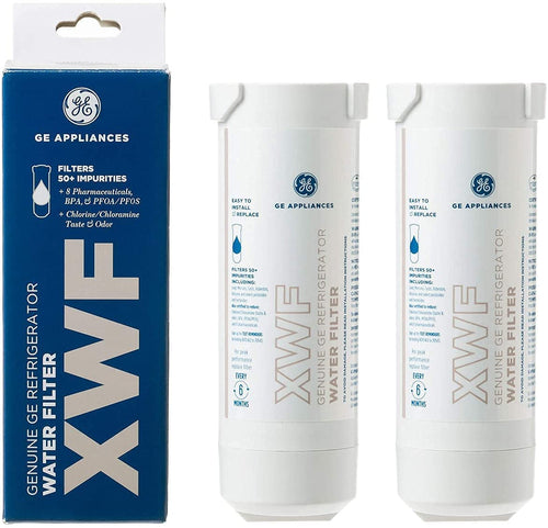 2 pack Replacement Refrigerator Water Filter for GE XWF