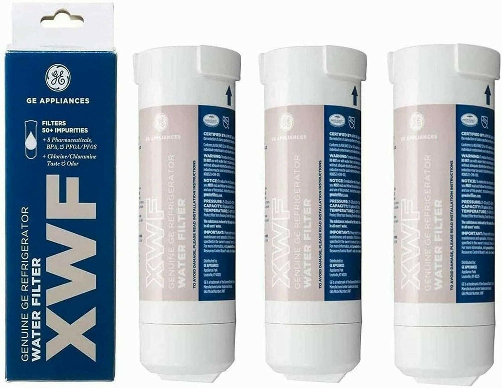 3 pack Replacement Refrigerator Water Filter for GE XWF