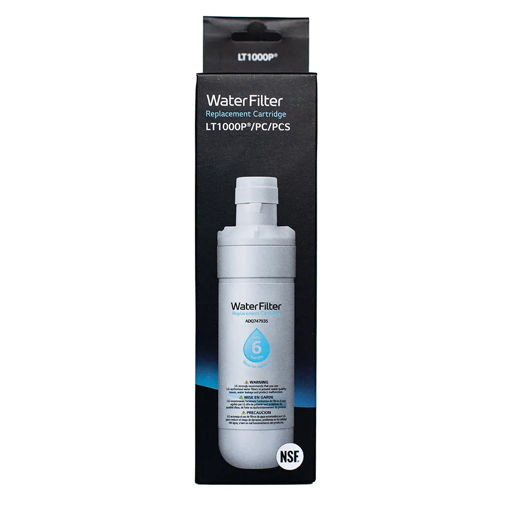 2 pack Replacement Refrigerator Water Filter for LG LT1000P ADQ747935, ADQ74793501