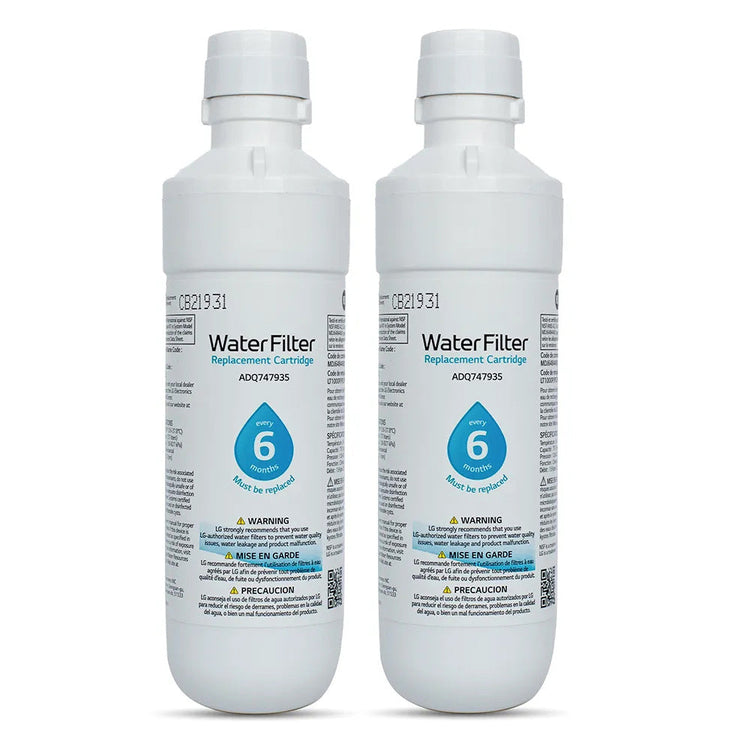 Replacement Refrigerator Water Filter for LG LT1000P, PC/PCS ADQ747935, ADQ74793501, 2 pack
