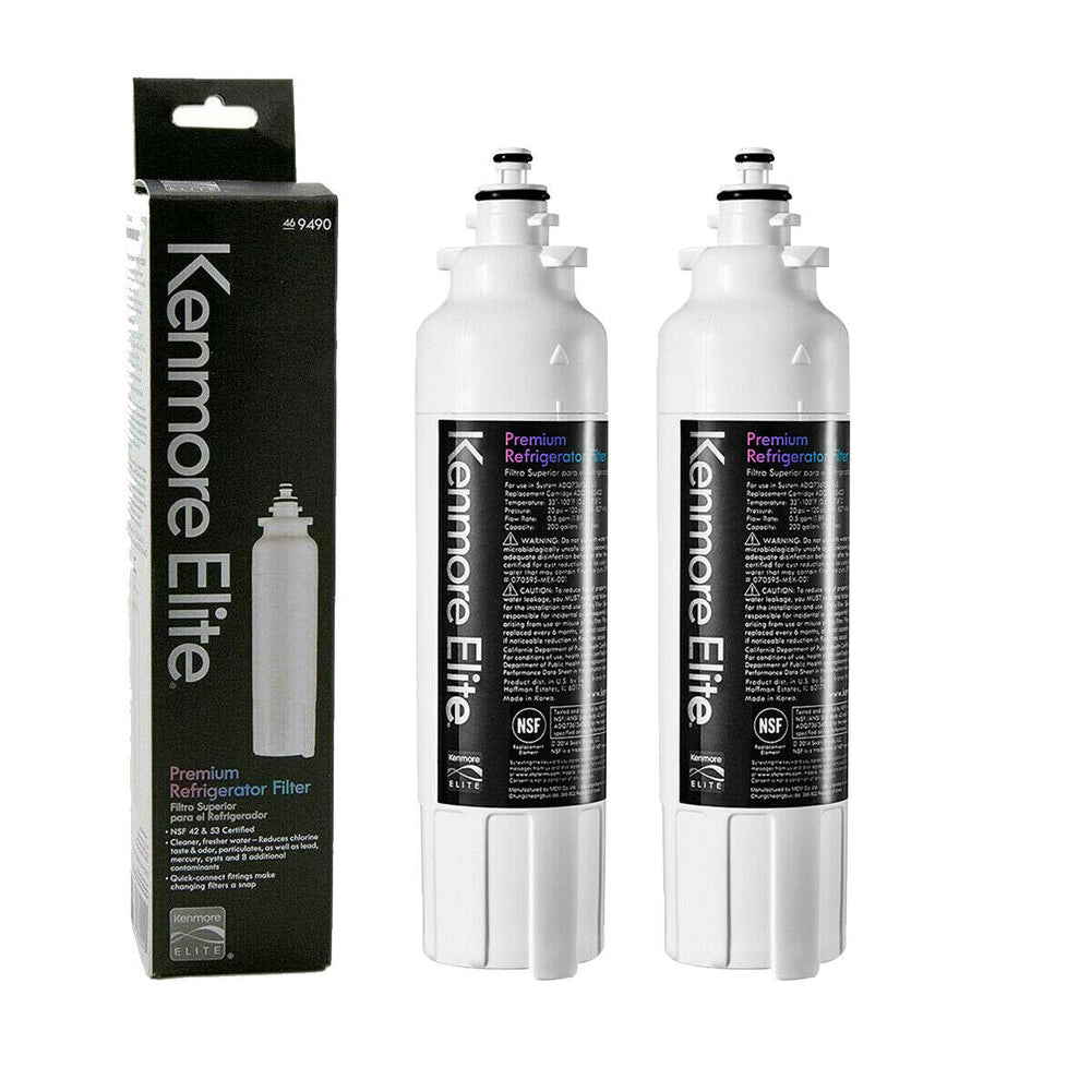 Kenmore Elite 9490 - 46-9490, 469490, ADQ73613402 Refrigerator Water Filter, 2 Pack