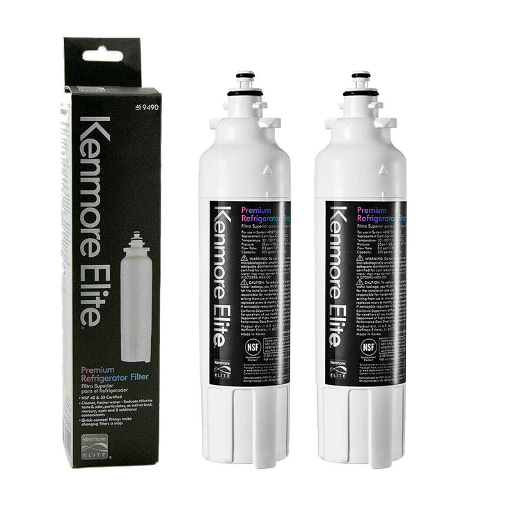 Kenmore Elite 9490 - 46-9490, 469490, ADQ73613402 Refrigerator Water Filter, 2 Pack