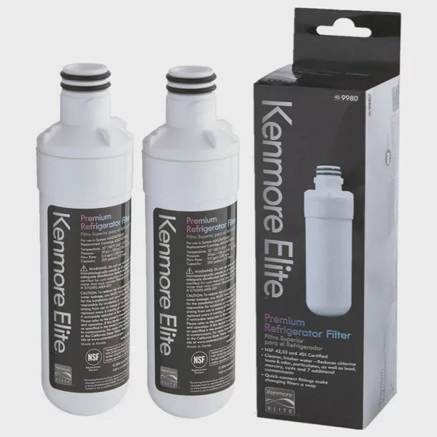 Kenmore 9980, 46-9980 Refrigerator Water Filter 2 pack