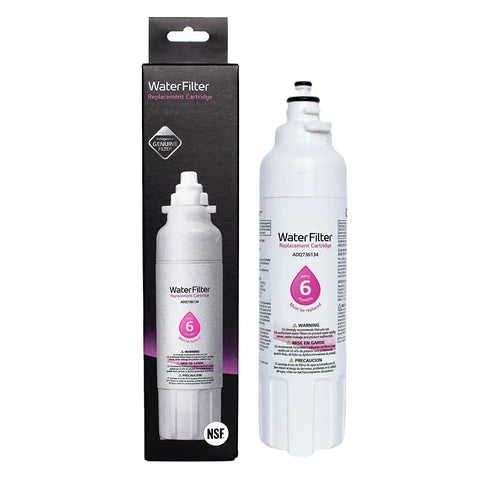Replacement Refrigerator Water Filter for LG LT800P / LT800PC, ADQ73613401