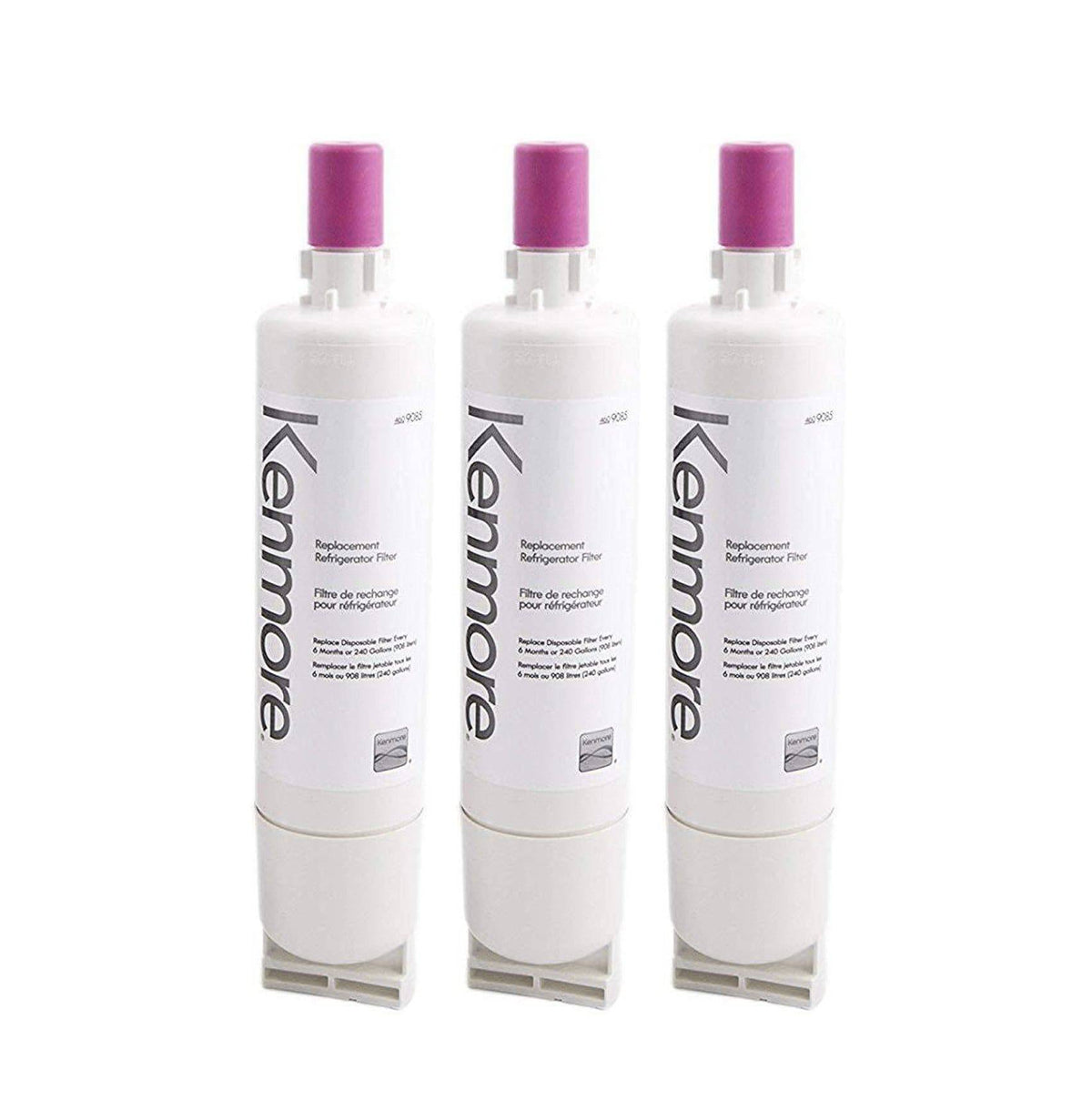 Kenmore 9085, 469085 CECOMINOD046967 Refrigerator Water Filter, 3 Pack